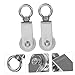 MAGICLULU 2pcs Stainless Steel Rope Pulley System Heavy Duty Lifting Pulley with Industrial Bearing for Efficient Lifting and Pulling Various Settings