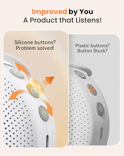 White Noise Machine, Dreamegg Portable Sound Machine Baby Features Powerful Battery, D11Max Sleep Aid Sound Machine for Baby Adults 21 Soothing Sounds for Sleeping Nursery Travel Gift USB Rechargeable - Image 7