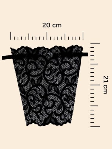 Image of FIMS - Fashion is my style Cotton Lace Clip-on Camisole for Womens,Floral Pattern with Snap Button Closure, Adjustable,Combo Pack, Black White Beige, Free Size