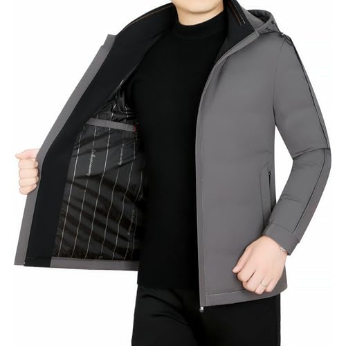 Abrigo de plumón para hombre parkas de invierno estilo coreano 4