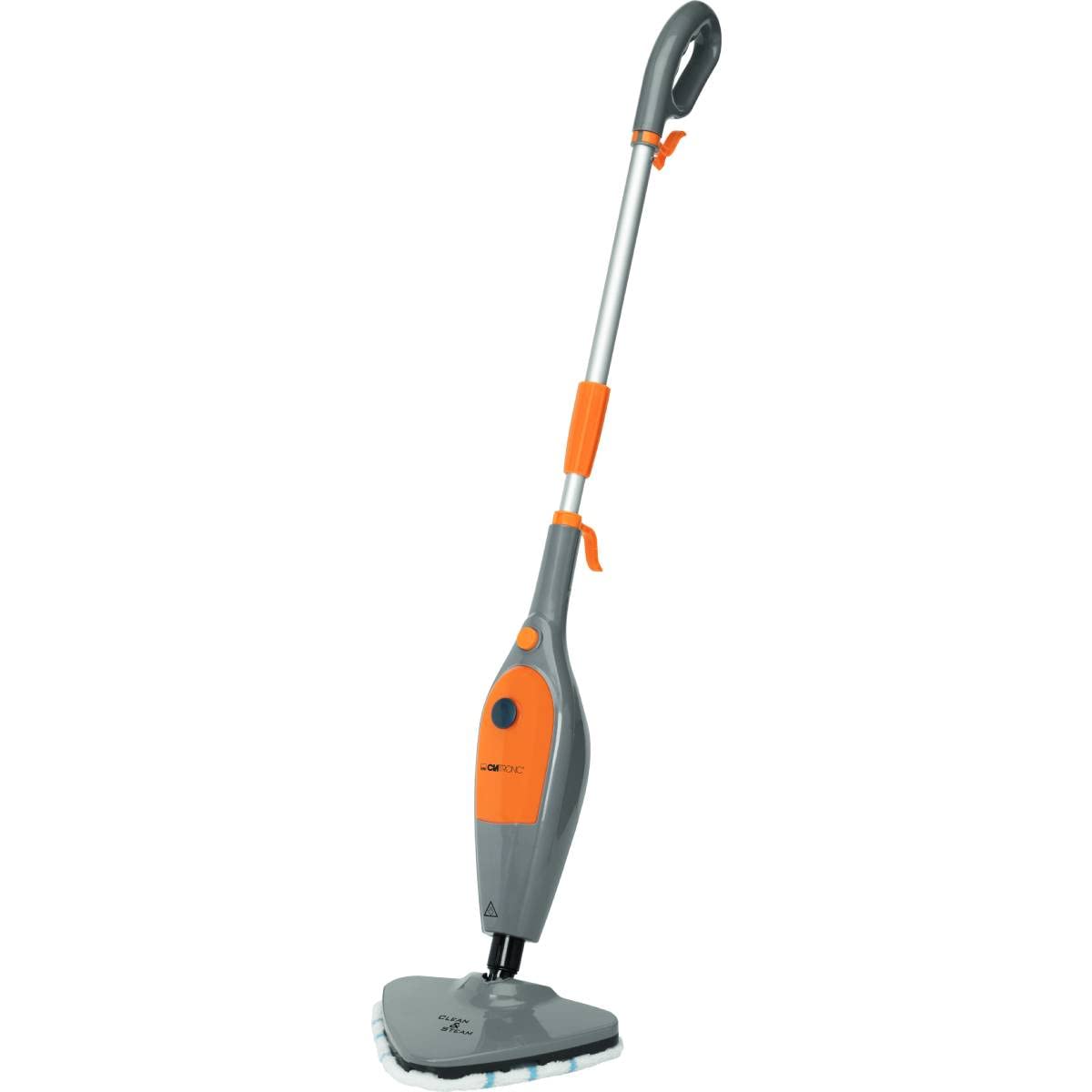 Clatronic DR 3539 Mopa de vapor 1500 W 300 ml 25 g/min cable 5 m gris naranja