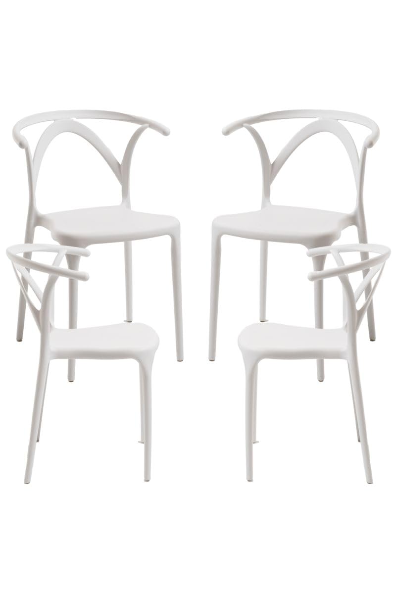 Regalos Miguel - Packs Sillas Jardín - Pack 4 Sillas Aniel - Blanco