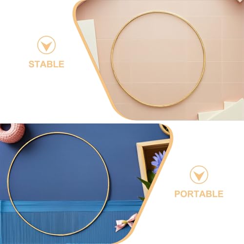 Cercles Dorés pour Attrape-rêves et Décorations Murales Bohèmes - 4