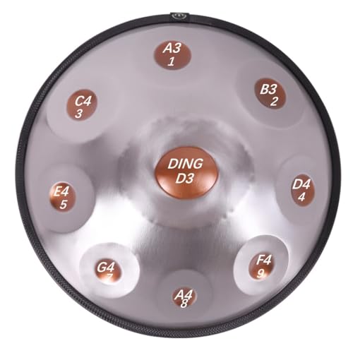 Handpan de hierro 18 pulgadas 9 notas D menor miniatura 3
