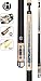 Lucasi Hybrid LHC97 Natural Birds-Eye Maple with Blue Crushed Velvet Inlays Technology Cue, 20.5-Ounce