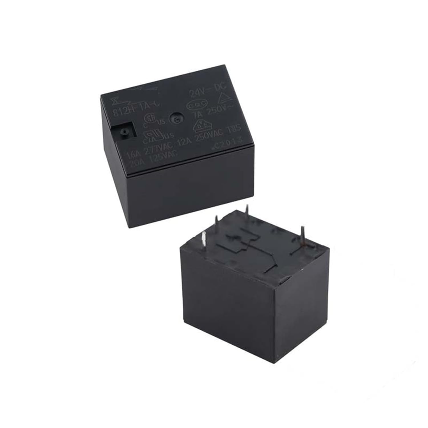 812H-1A-C 812H 1A C 812H1AC 5V 12V 24V Relay 5VDC DC5V 12VDC DC12V 24VDC DC24V 16A 4PIN 5PCS(812H-1A-C-12VDC)