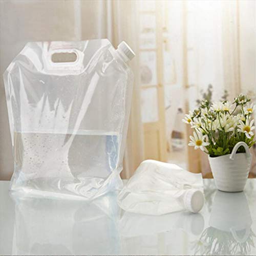 Cabilock Balde dobrável de 5 litros simples e portátil de grande capacidade para armazenamento de ág