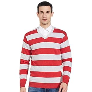 Duke Men’s Wool V/Neck Regular Sweater