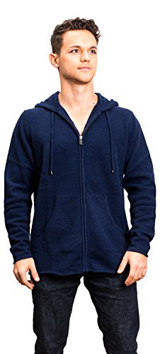 Citizen Cashmere Sweats à Capuche Homme - 100% Laine de Yak du Tibet - Gilet Homme - Gilet Homme zippé - Pull a Capuche Homme -Pull Homme Hiver - Hoodie Homme - Sweat a Capuche Homme Cover
