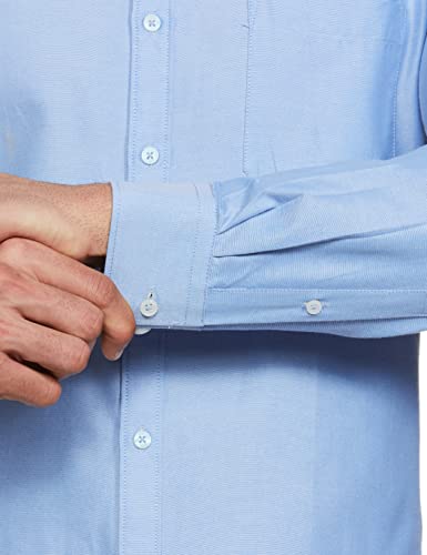 Image of Max Men Cotton Solid Slim Fit Oxford Shirt