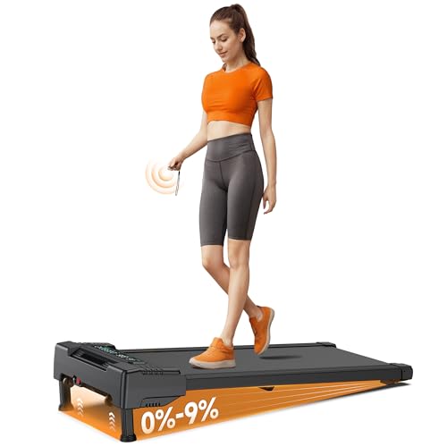 REPOWER Walking Pad mit Steigung, Automatische 9% Neigungsverstellung, Walkingpad Leise mit...
