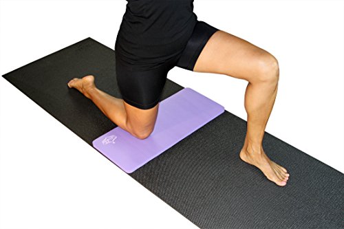 SukhaMat Yoga Mat with Knee Pad Starter Set - One Full Size 72â€ Long Yoga Mat and One 15mm Thick Yoga Knee Pad Cushion - Alleviates Knee Pain