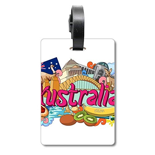 Étiquette d'identification Australie style graffiti pour accessoire de voyage