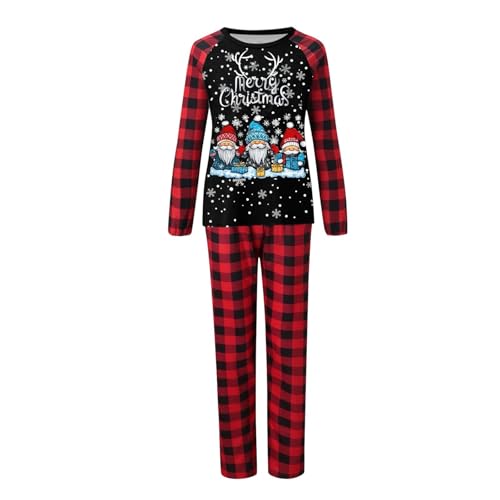 Family Matching Christmas Pajamas Loose Xmas Print Christmas Pajamas Set Pajamas Matching Set for Family