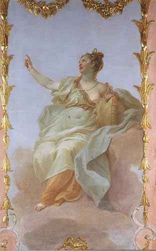 Toile Muse Euterpe de Stefano Torelli, tableau de salon moderne en 60x90cm