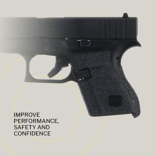 Talon Grips Adhesive Pistol Grip Compatible With Glock 43 – Made In The Usa – Granulate, Black #TOP2