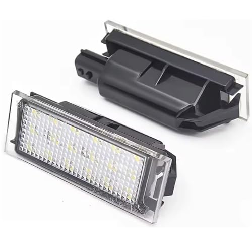 TitanAuto Lot de 2 Ampoules LED pour Plaque d'immatriculation sans Erreur Can (6000K, étanche) - Compatible for Renault Clio, Laguna II, Mégane III, Twingo,...