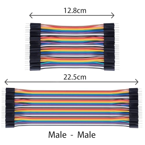 Aypzuke 10cm+20cm 240pcs Breadboard Jumper Wires Cable Kit, Male to Female, Female to Male, Compatible for Arduino and Raspberry Pi - Image 5