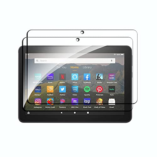 JOKITA [2 Pack Screen Protector for fire hd 8 2020/2022(10th&12th Gen), Tempered Glass Film