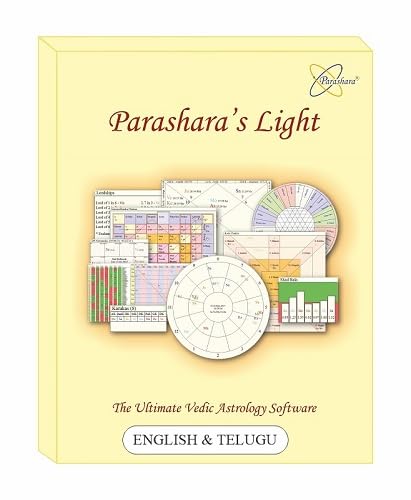 Parashara's Light 9.0 Astrology Software (Professional Edition) - (English + Telugu) Bilingual for Windows (USB Pendrive)