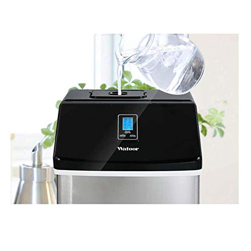 Fabricadora de hielo acero inoxidable cubos en 12 min 55 lbs miniatura 3
