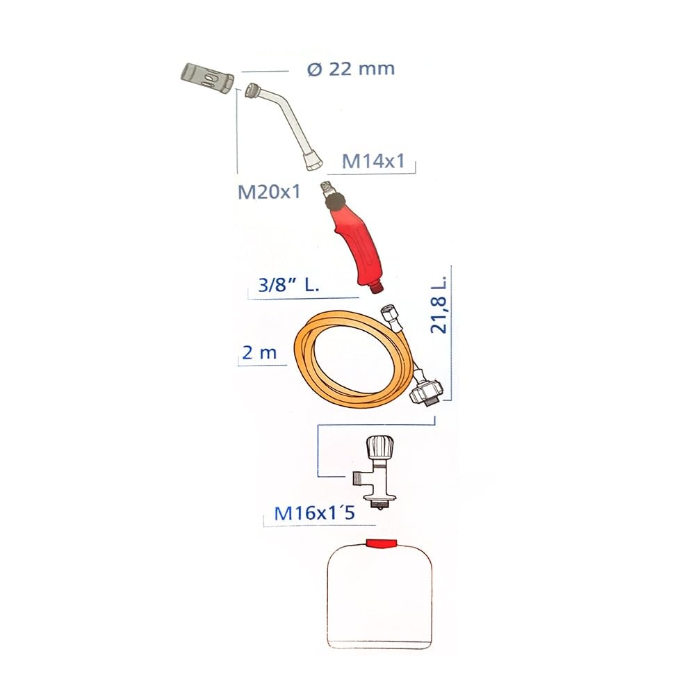 SUPER EGO 253000600 - Soplete eco 22 mm