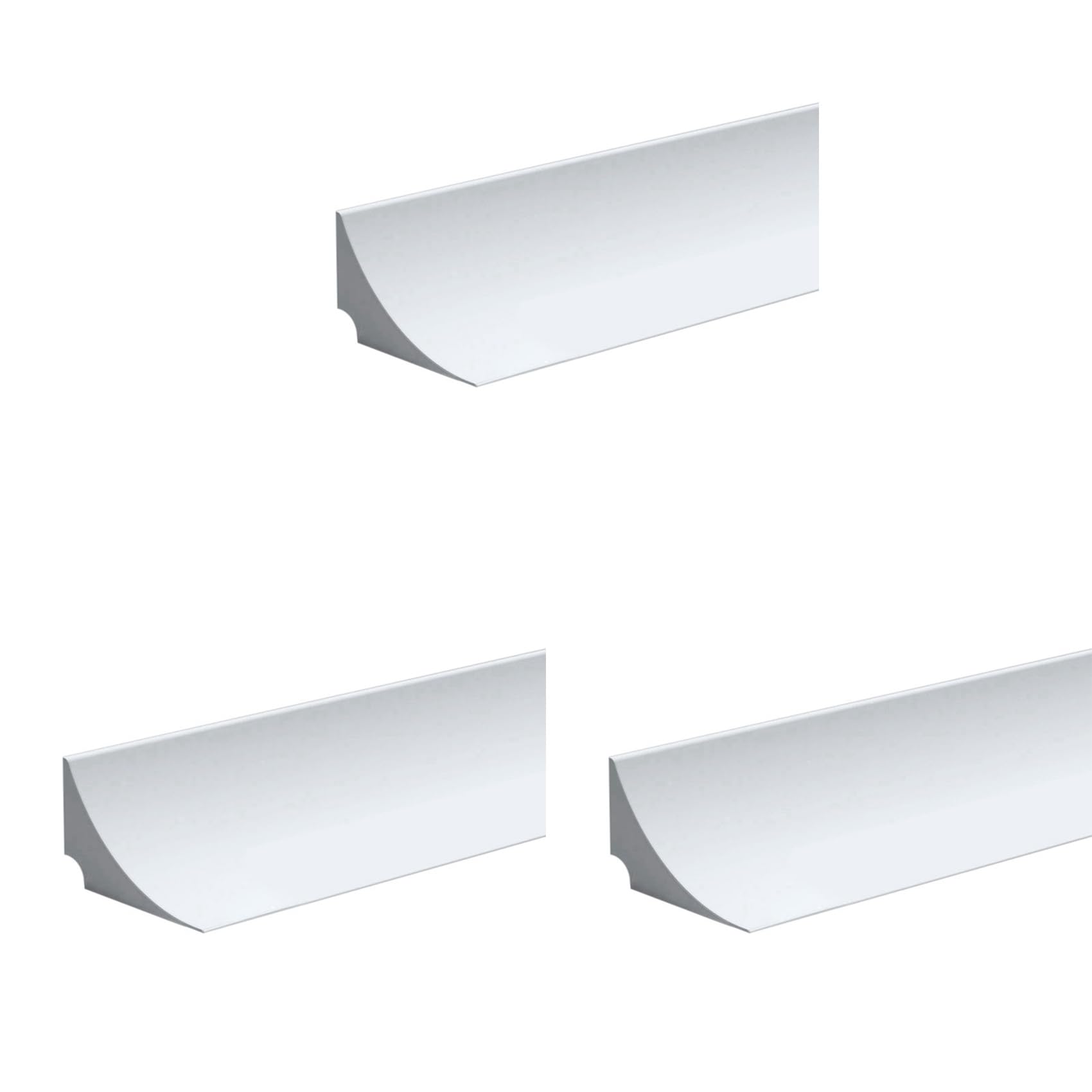 Vjsujehgy 3X Water Retaining Strip Silicone Water Barrier for Sink Water Barrier for Kitchen Countertop White 60cm Long