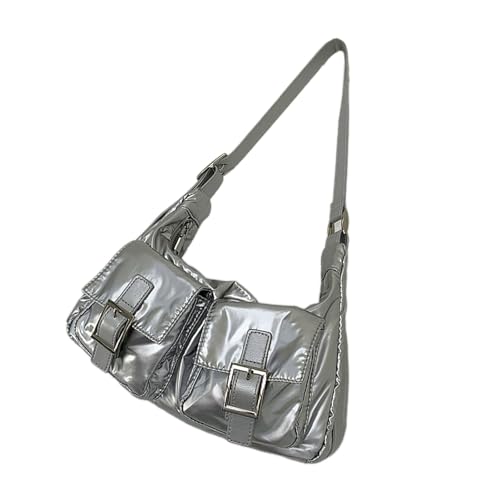 Sac à main en nylon pour femme style coréen moderne noir