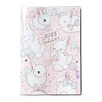 Takeimiki SB96439 Close-Pin Planner, 2023, B6, Weekly, Flower Ring