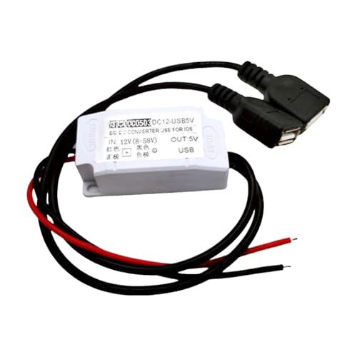 Convertisseur 12V 5V3A double USB avec régulateur abaisseur 8-58V