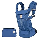 Ergobaby エルゴベビー 抱っこひも OMNI Breeze サファイアブルー 0ヶ月から36ヶ月 メッシュ素材 通気性 前向き抱き可能 新生児対応 出産準備 日本正規品 CREGBCZ360PSAPBLU
