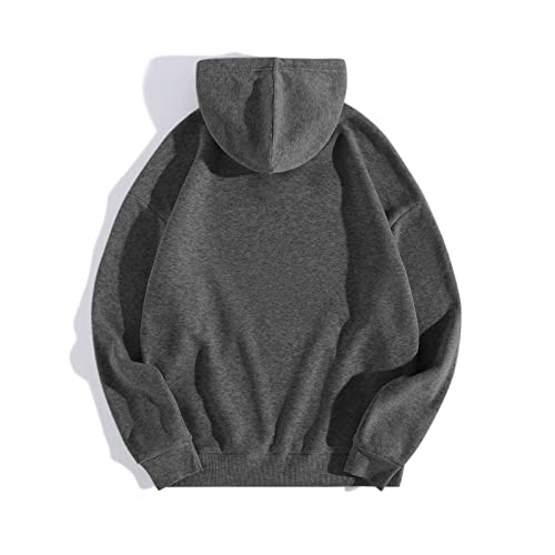 Sweat-shirt à capuche imprimé lettre idéal pour vos sorties décontractées - 2
