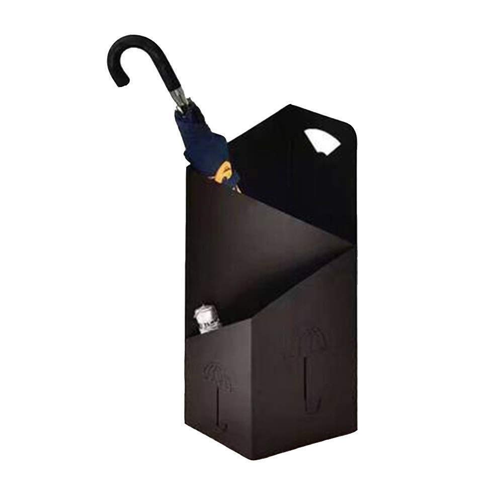 Porte-parapluie MiroDo en fer et bac de rangement multicolore pour hall d'hôtel et couloir
