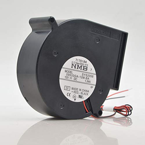 NZNYDNL NMB 9.7CM 12V 1.34A 09533GA-12M-BA BBQ Outdoor USB Blower Fan