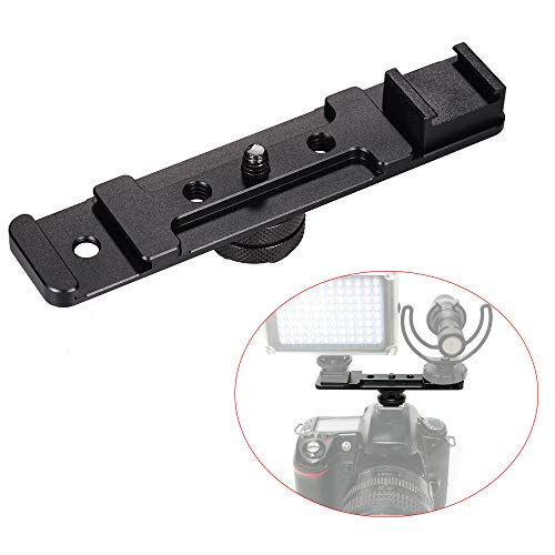 Andoer — Suporte de suporte de suporte para suporte de barra de extensão de calçado duplo de liga de