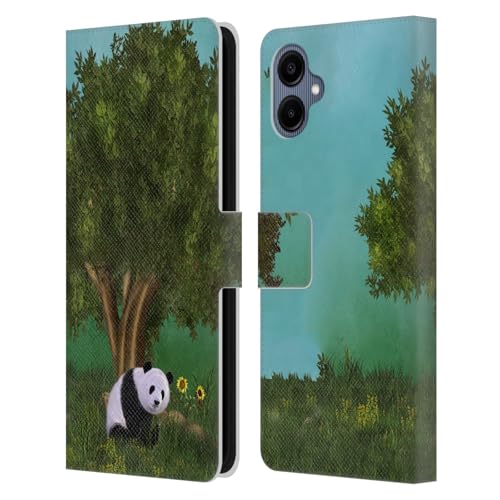 Protection Samsung Galaxy A06 étui portefeuille cuir panda Simone Gatterwe antichoc
