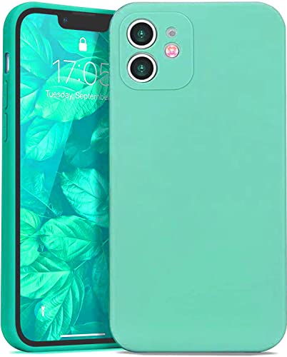 YuShangDigital para iPhone 12 Mini Funda de Silicona Protectora de la cámara Suave antichoque TPU Funda Protectora Delgada Cover