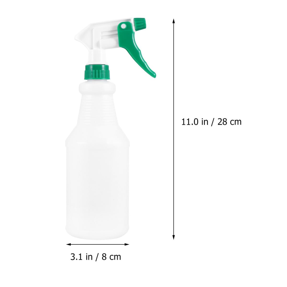 8 Botellas Pulverizadoras Pequeñas Fáciles de Transportar y Recargables Pe de Plástico de 750 Ml Boquilla Color Aleatorio para Riego de Jardinería Reutilizable