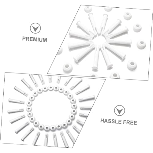 Balacoo 96 Peças De Pinos Conectores De Piscina Ferramenta De Plástico De Verão Branco