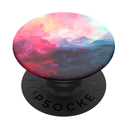 PopSockets PopGrip: Phone Grip and Phone Stand, Collapsible, Swappable Top, Cascade Water