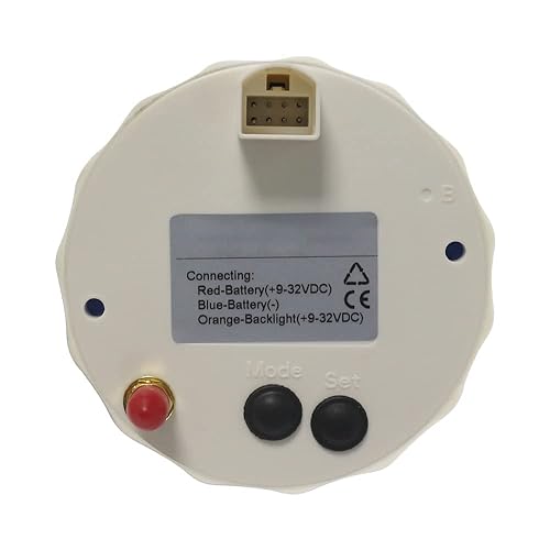 Miniatura 4 de ELING Velocímetro GPS para automóvil, motocicleta, velómetro 0.0-124.3mih, odómetro de velocidad con retroiluminación 3.346in