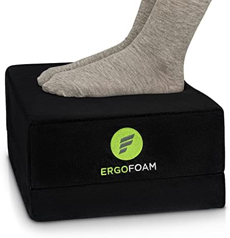 ErgoFoam Flat-Top Adjustable Foot Rest