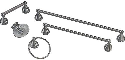 MINTCRAFT PLUMBING L5000-BN ProSource Bathroom Accessory Set, Brushed Nickel