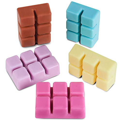 Inyournature Scented Soy Wax Melts - (5-Pack) 15 Ounces Wax Cubes For Electric Warmer Infused With Essential Oils - Lavender, Rose, Vanilla, Sandalwood And Ocean Breeze | All Natural Paraffin-Free #TOP7
