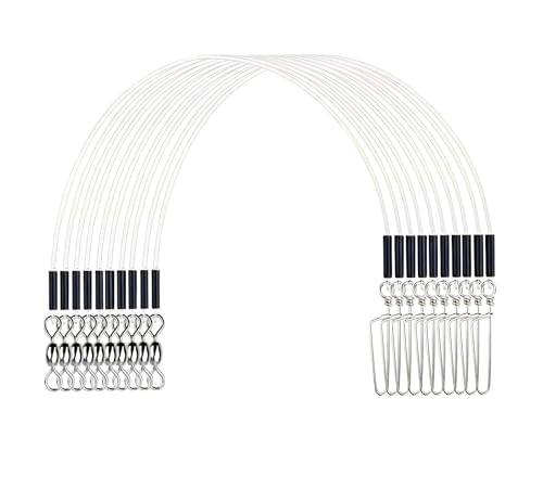 Set de 20 líderes de fluorocarbono para pesca miniatura 1