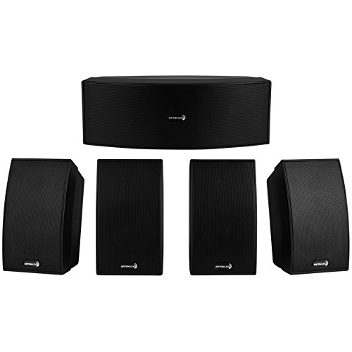 Dayton Audio HTS-1200B Home Theater Speaker System Black