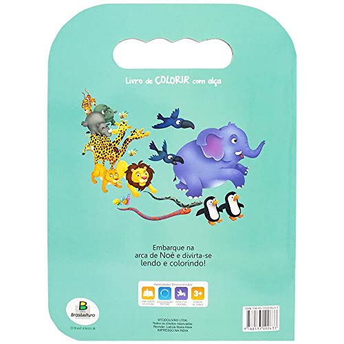 Livro de Colorir com alça: Arca de Noé