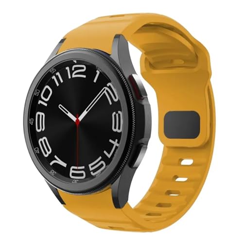 [�����ȓX] �\�t�g�V���R���X�g���b�v �ɓK��Samsung Watch 6 5 4 �o���h 44mm 40mm Watch 5 Pro 45mm ���ԂȂ��u���X���b�g Galaxy Watch 6 4 43mm 47mm 42mm 46mm(Yellow