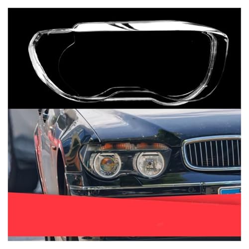 Coque de phare BMW E65 E66 de remplacement transparente pour berline Série 7 2001-2004