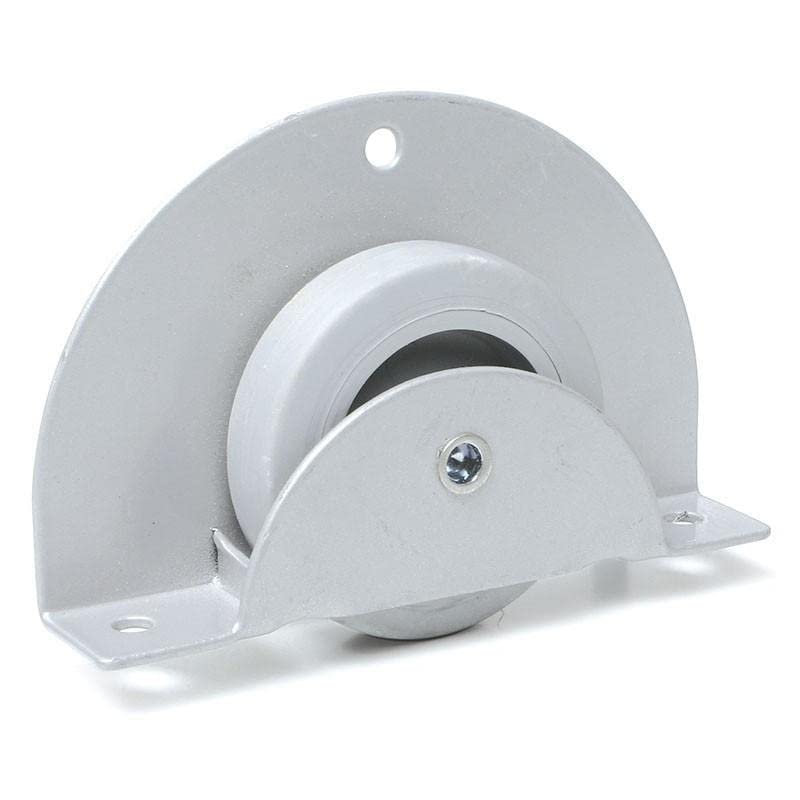 Q&Q NACIONAL - RUEDA PEBERA 50mm. CIRCULAR GRIS CON BANDA DE RODADURA DE GOMA 60KG